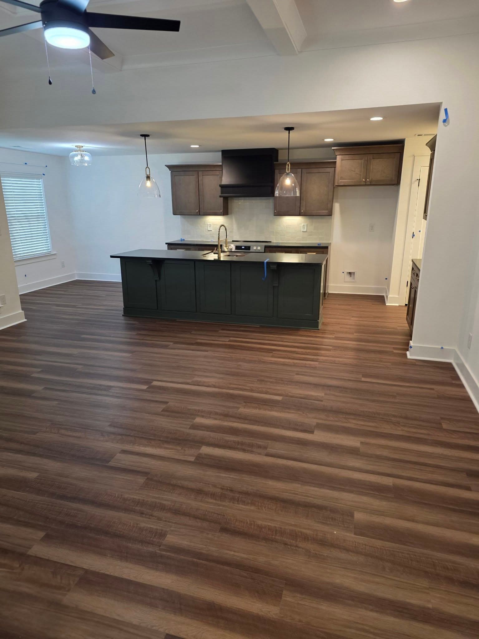 Beautiful custom flooring installation by Burnette Flooring