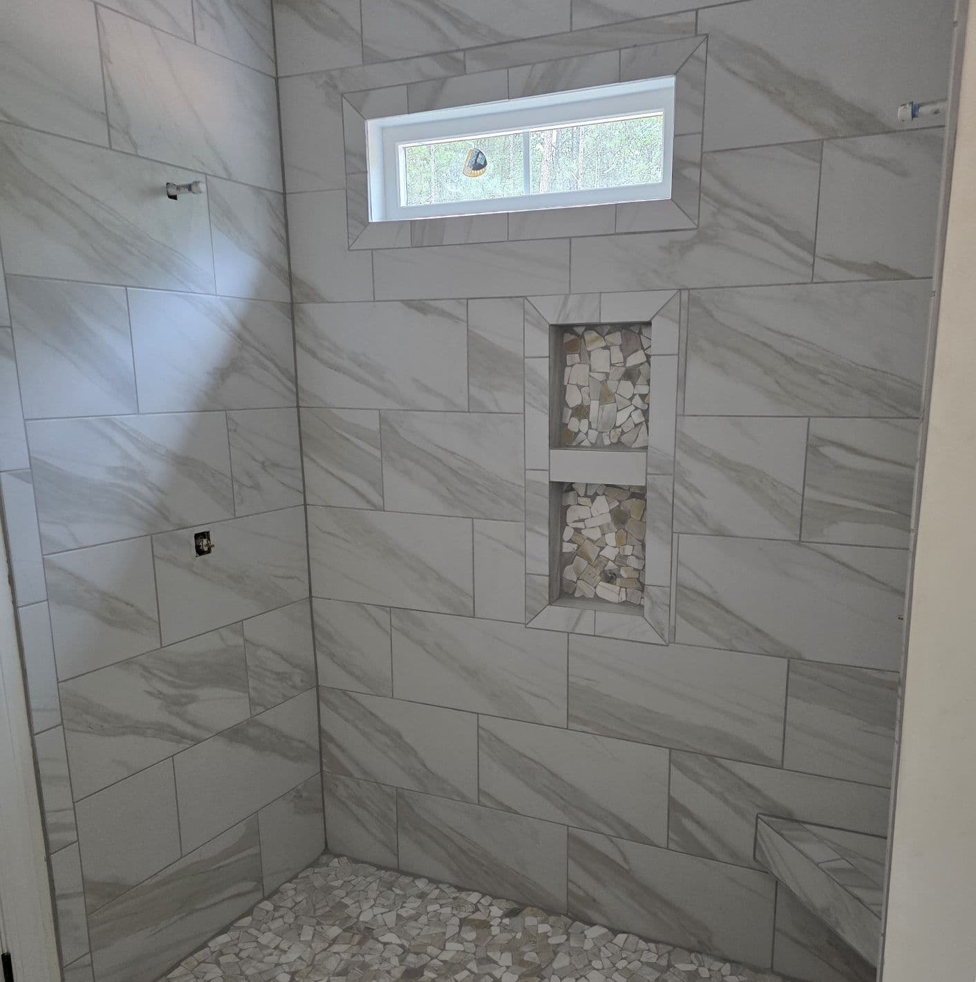 Bathroom & Shower Tile installation by Burnette Flooring in Middle Georgia