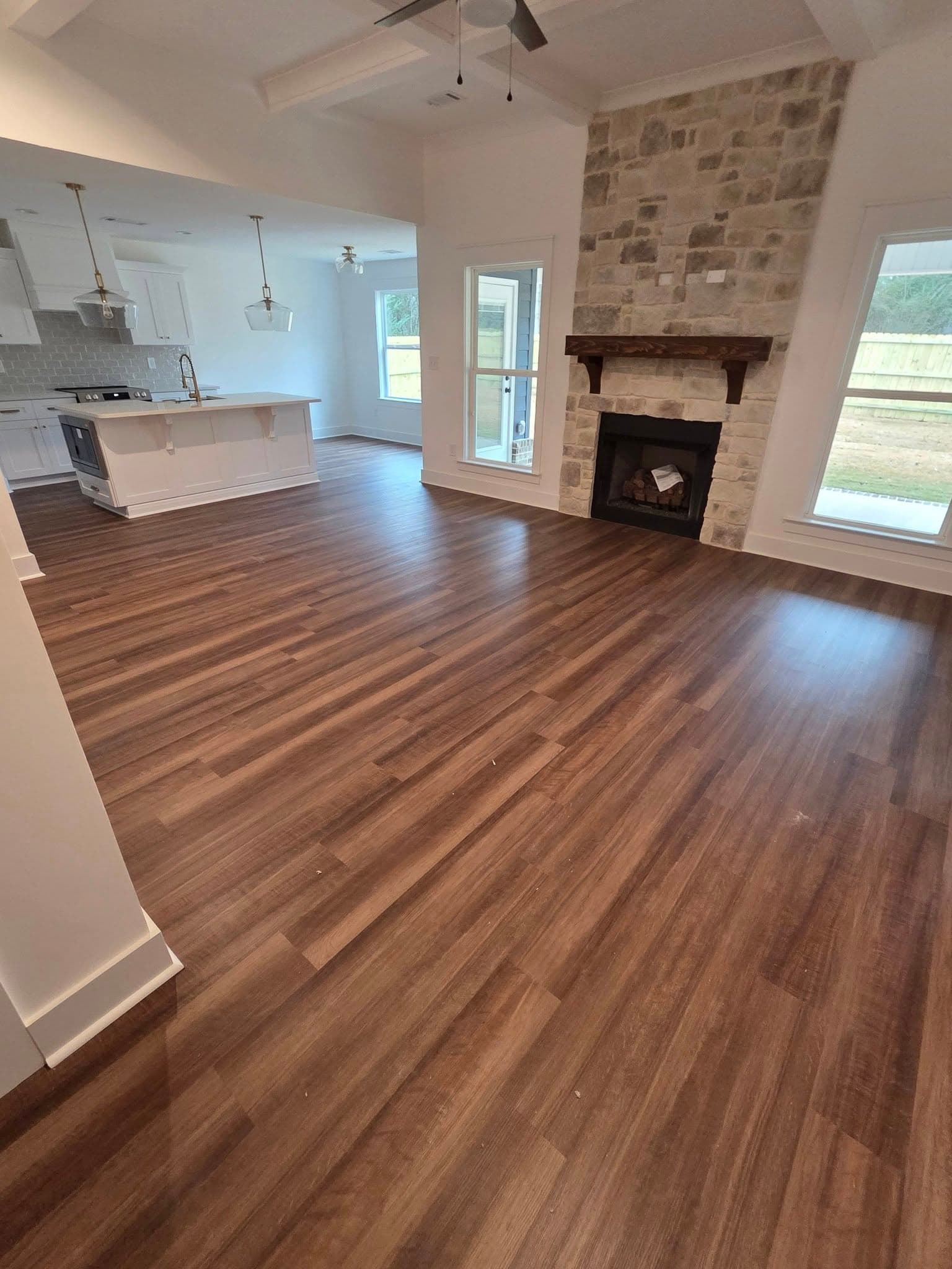 Luxury Vinyl Plank installation by Burnette Flooring in Middle Georgia